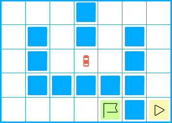 迷路探索（障害物センサ）